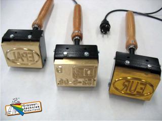 Brandstempel 105x80mm met picto eur, epal of DB symbool